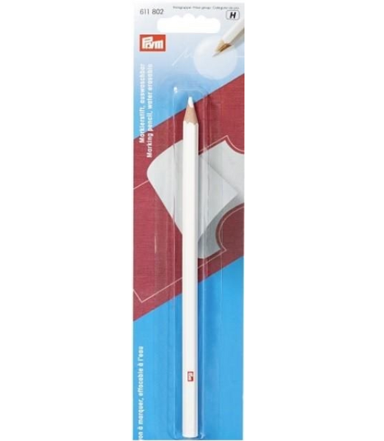 Prym - Water-Erasable Marking Pencil, White