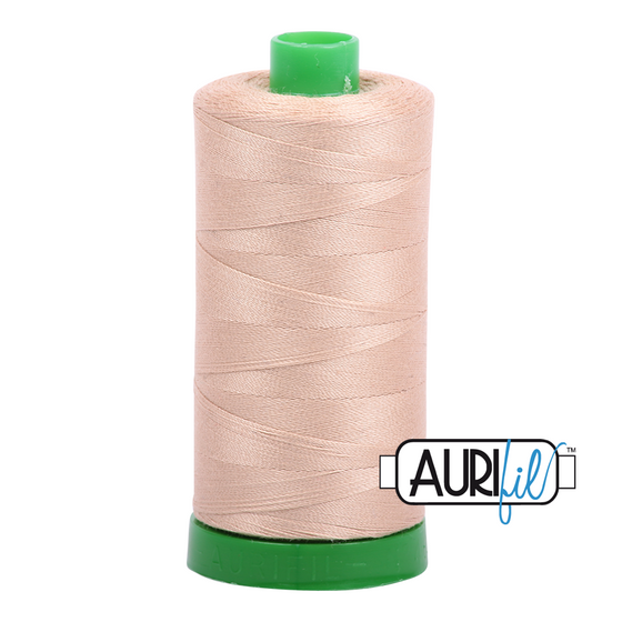 Aurifil Thread 40wt - 2314 Beige, 1000m Spool