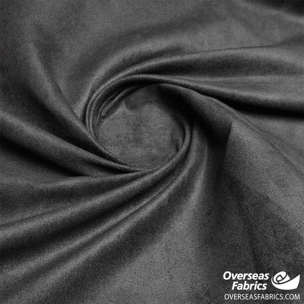 Faux Suede 60 - Black – Overseas Fabrics