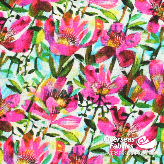 Windham Fabrics - Alfie, Summer Roses, Pink