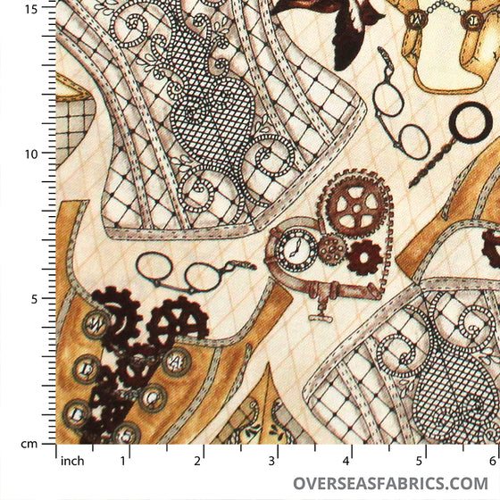 Blank Quilting - Unknown Voyage, Corsets, Brown