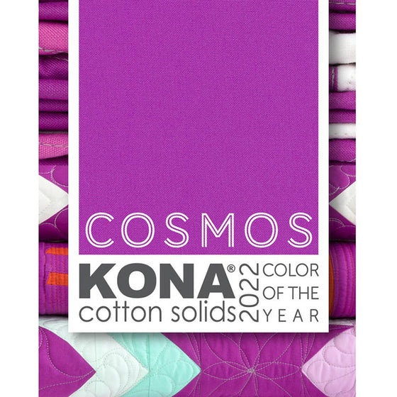 Kona Cotton Solids 45" - Cosmos, 2022 Colour of the Year