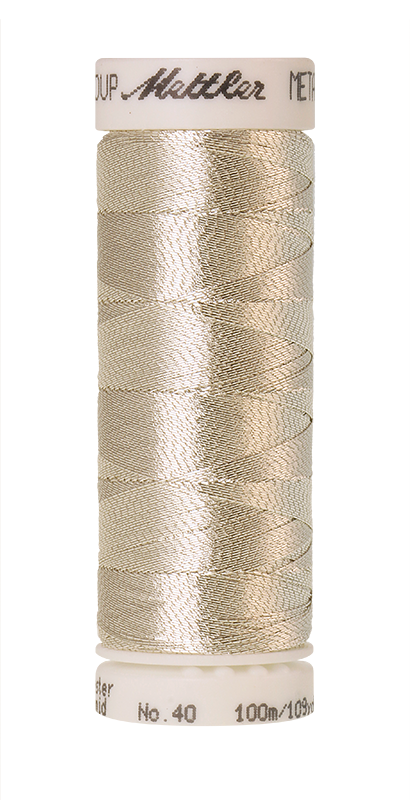 Mettler Metallic Thread, 100m - #2701 Silver
