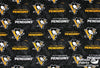 NHL Quilting Cotton - Pittsburgh Penguins, Black