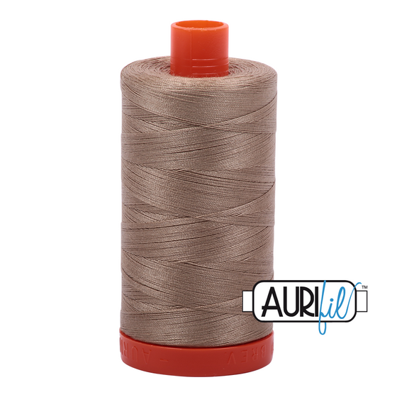 Aurifil Thread 50wt - 2325 Linen, 1300m Spool