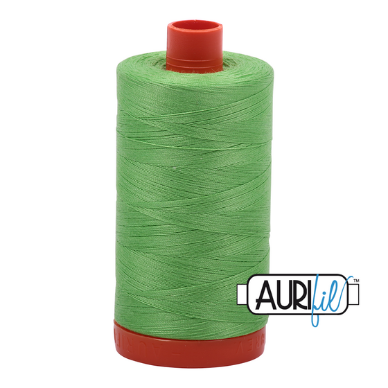 Aurifil Thread 50wt - 6737 Shamrock Green, 1300m Spool