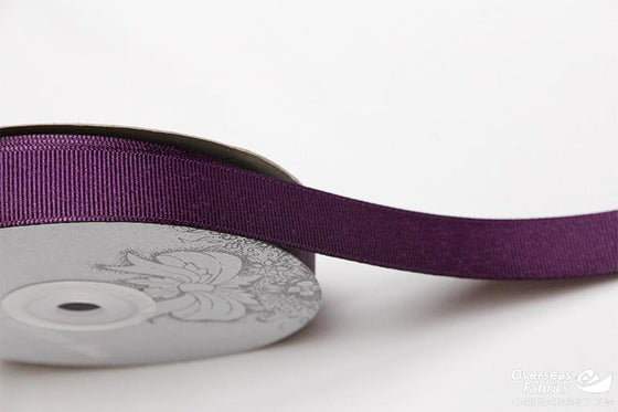 Grosgrain Ribbon 16mm (5/8") - 074 Eggplant
