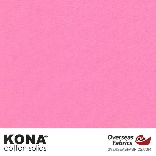 Kona Cotton Solids 45 - Candy Pink – Overseas Fabrics