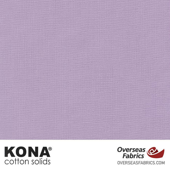 Kona Cotton Solids Lilac - 44" wide - Robert Kaufman quilting fabric