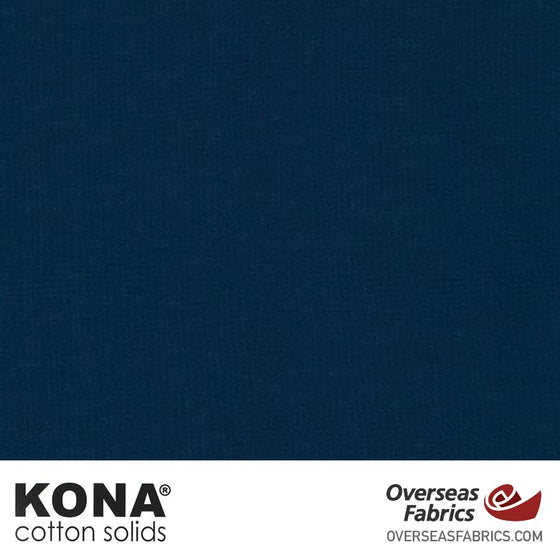Kona Cotton Solids Storm - 44" wide - Robert Kaufman quilting fabric