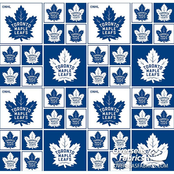 NHL Quilting Cotton - Toronto Maple Leafs