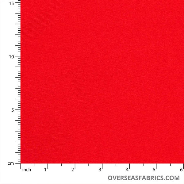 Red Gabardine Fabric