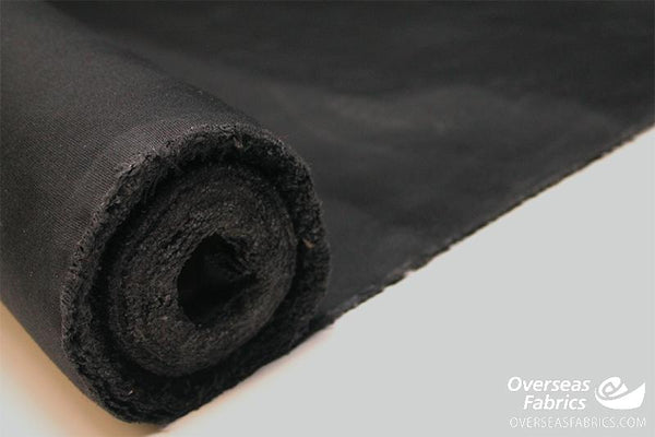 Black Canvas Fabric by The Yard -9/10 oz 58/60