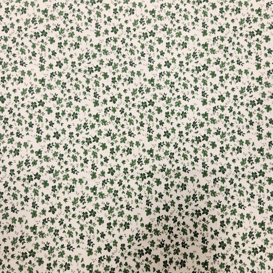 Dress Cotton 60" - Design 04, Tiny Florals, Green (Fall 2023)