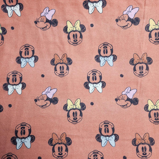 Flannelette Print 45" - Disney, Minnie Mouse (Summer 2023)