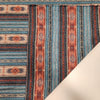 Aztec Wool 60" - Southwest Stripe, Turquoise Orange