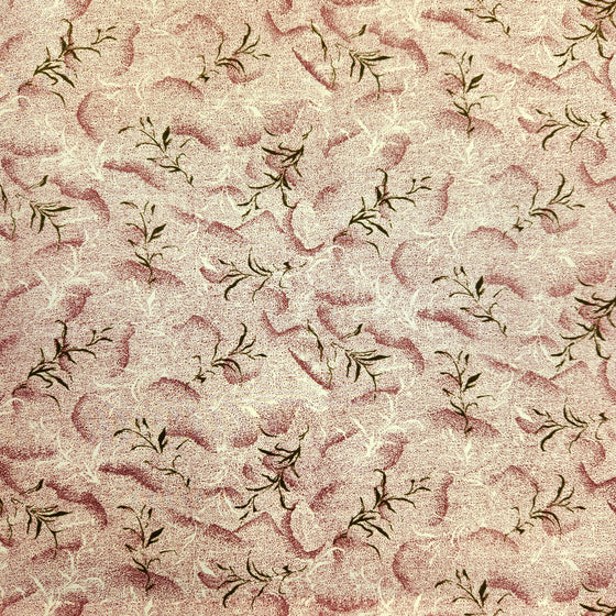 Peachskin Crepe 45" - Design 02, Leafy Watermarks, Purple (Spring 2024)