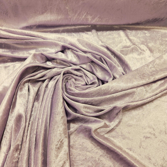 Panne Crushed Velvet 60" - Lilac (discontinued)