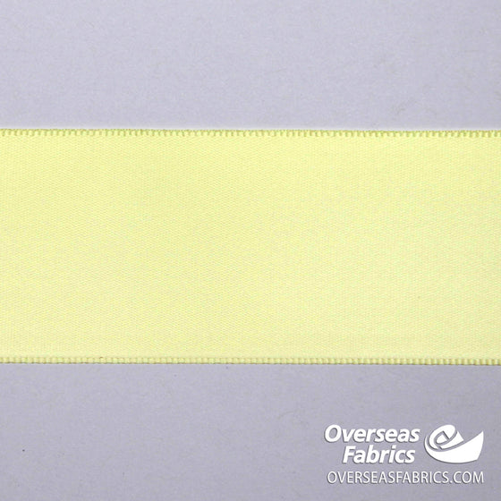 30m Roll, Single Face Ribbon 57mm (2.25") - 011 Yellow