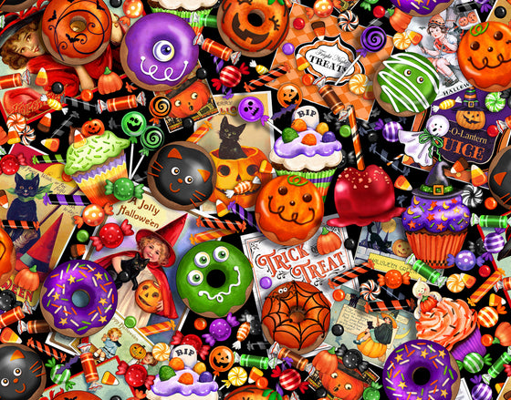 QT Fabrics - Tricks and Treats, Halloween Treats
