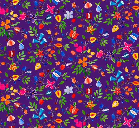 Elizabeth's Studio - Pride by Daniel Ramirez (Saginaw), Small Floral, Purple