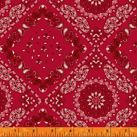 Windham Fabrics - Hudson, Bandana, Red