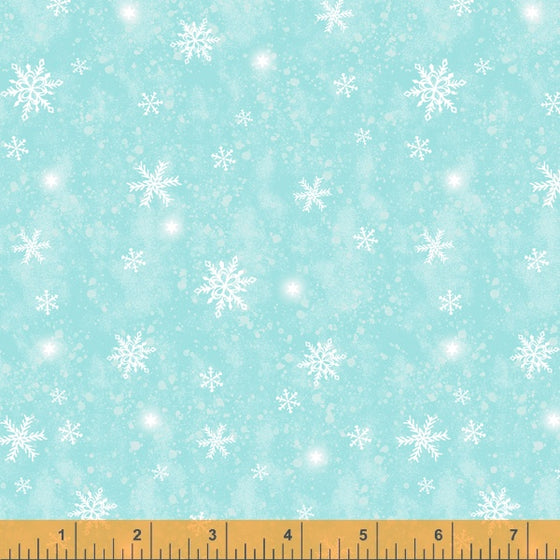 Windham Fabrics - Snow Day, Snow Storm, Ice Blue