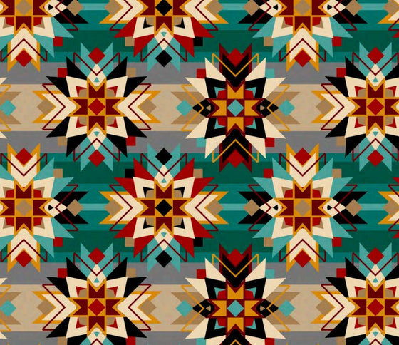 David Textiles - Spirit of Southwest 2, Chenoa Argyle, Teal Blue