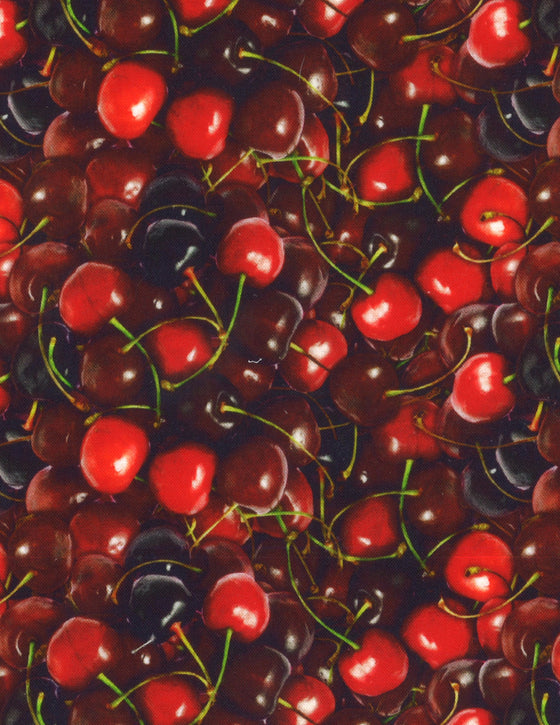 Quilter's Choice - Fruits & Veggies, Cherries, Red