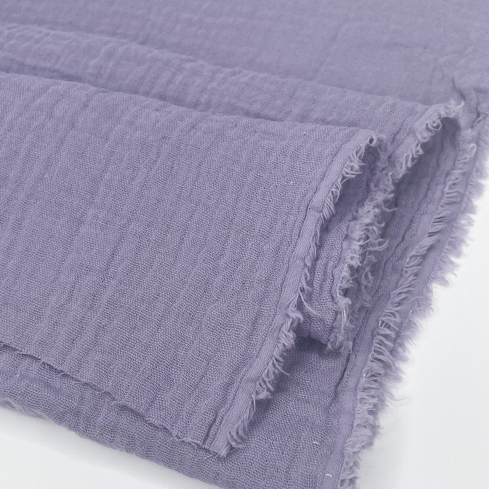Organic Cotton Double Gauze - Grape Organic Cotton Double Gauze - Grape