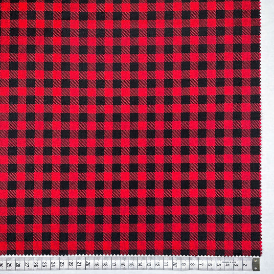 Canadiana Quilting Cotton - Lumberjack Plaid, Red