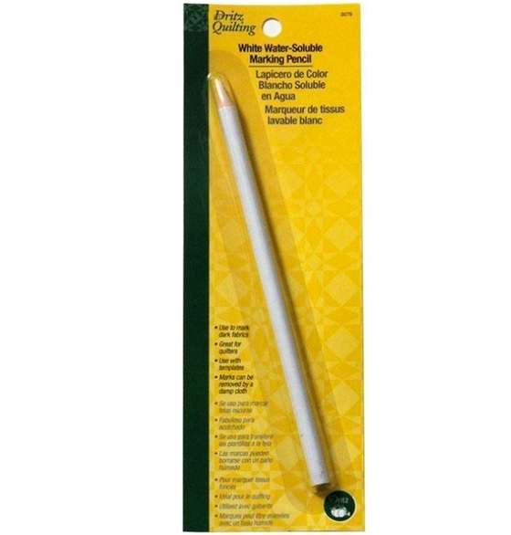 Dritz - Water-Soluble Marking Pencil, White