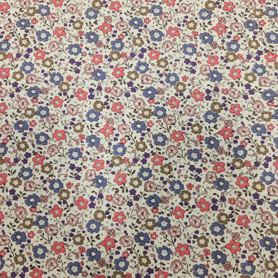 Dress Cotton 60" - Design 01, Cute Florals, Pink (Summer 2024)