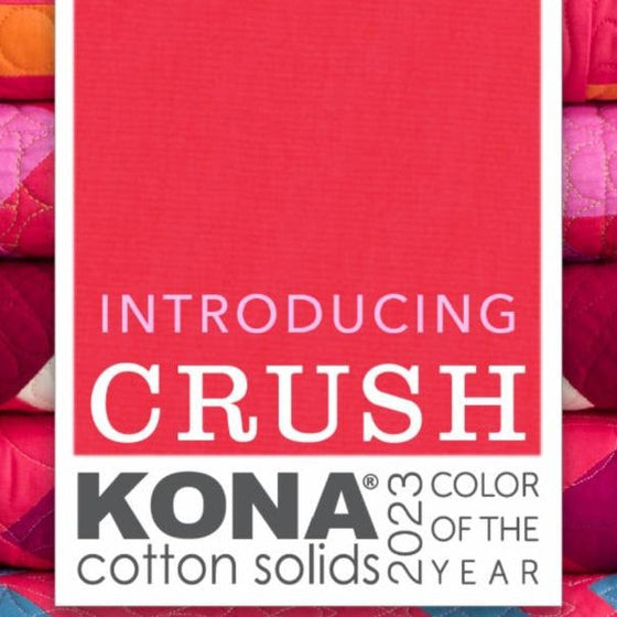 Kona Cotton Solids 45" - Crush, 2023 Colour of the Year