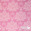 Quilt Backing Cotton 108" - Damask Flowers, Pink