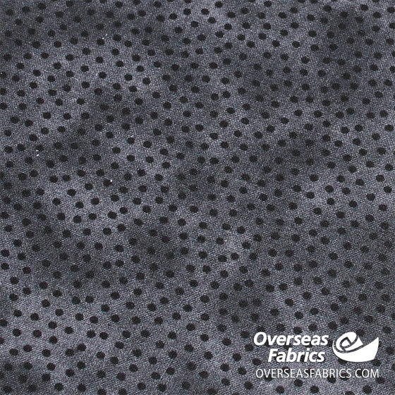 Quilt Backing Cotton 108" - Multi Spot, Black
