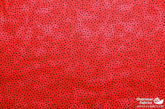 Quilt Backing Cotton 108" - Multi Spot, Red