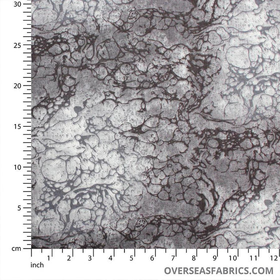 Quilt Backing Cotton 108" - Moonscape, Charcoal