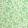 Quilt Backing Cotton 108" - Paisley, Lime Green