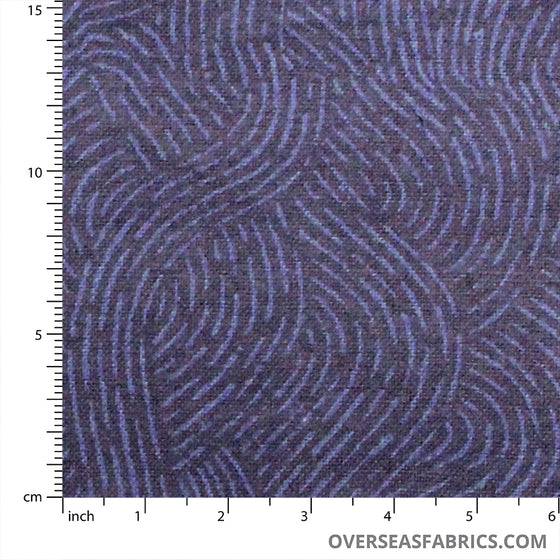 Quilt Backing Flannel 108" - Seacoast, Navy Blue