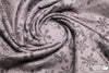 Quilt Backing Flannel 108" - Flower, Grey