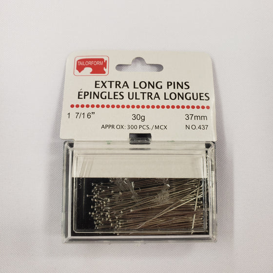 Tailorform - Extra Long Pins, 37mm (~300pc)
