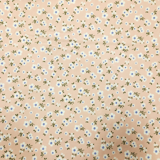 Dress Rayon 60" - Design 01, Busy Daisies, Pink (Summer 2023)