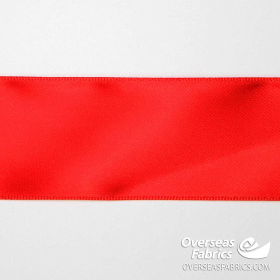 Single Face Ribbon 38mm (1.5") - 008 Red