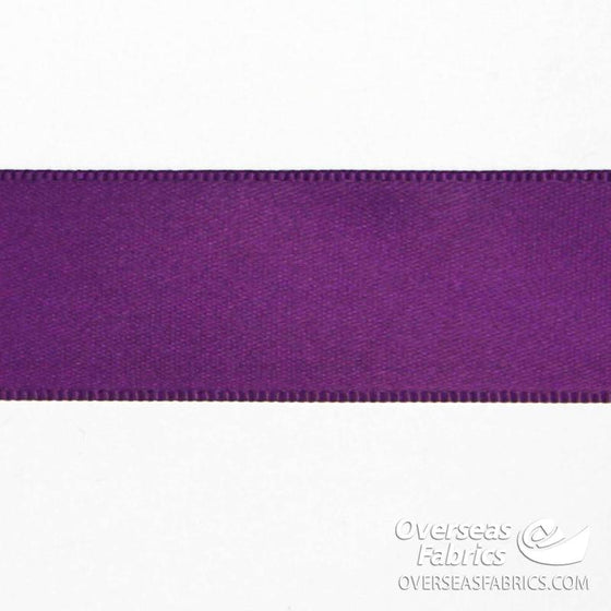 30m Roll, Single Face Ribbon 22mm (7/8") - 074 Eggplant