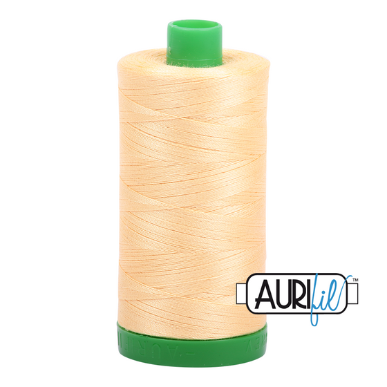 Aurifil Thread 40wt - 2130 Medium Butter, 1000m Spool