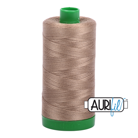 Aurifil Thread 40wt - 2370 Sandstone, 1000m Spool