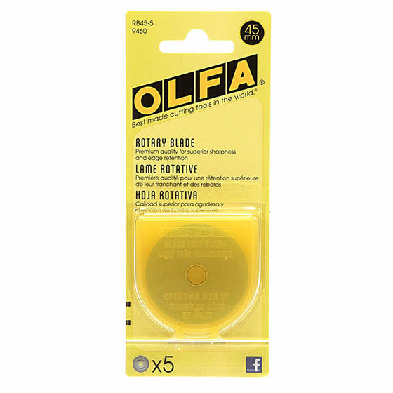 Olfa - Replacement Blade, 45mm, 5pc