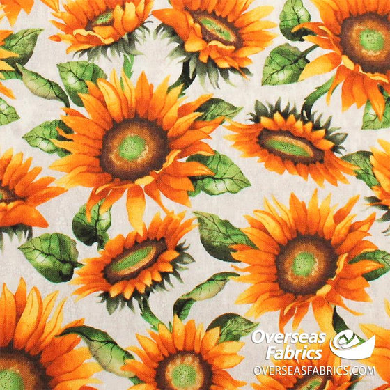 Blank Quilting - Fall Delight, Sunflowers, Yellow