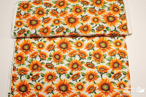 Blank Quilting - Fall Delight, Sunflowers, Yellow